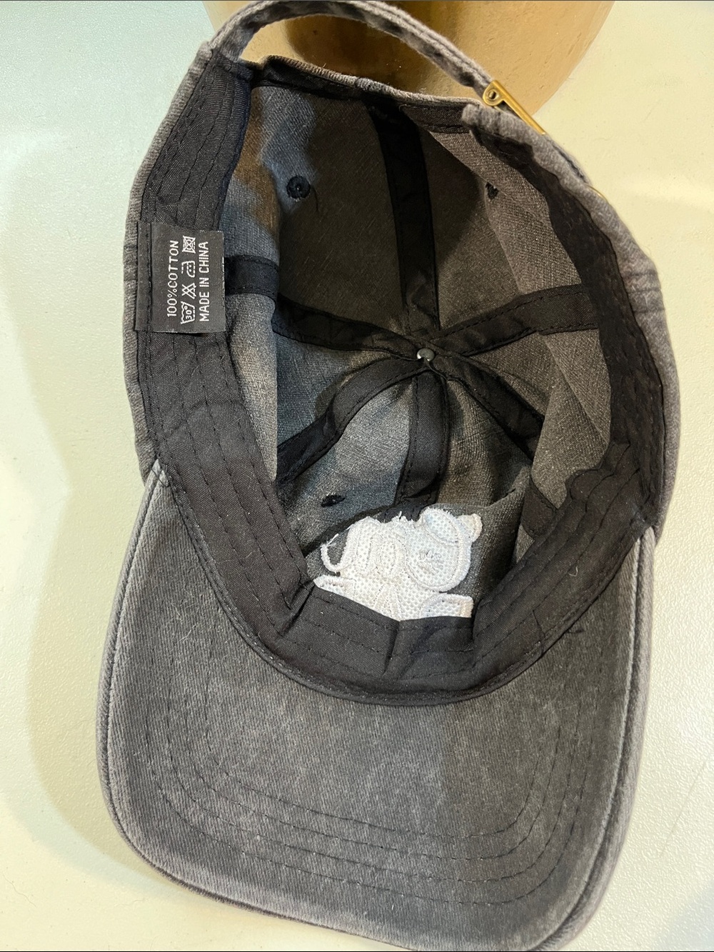 Cat Dad Embroidered Baseball Hat - Gray - Picture 3 of 3